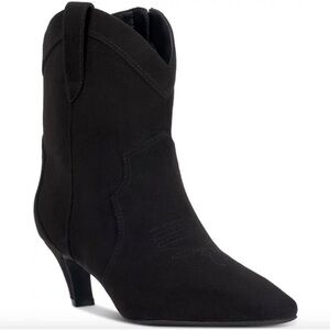 INC Secia Black Suede Ankle Boots – (NIB)